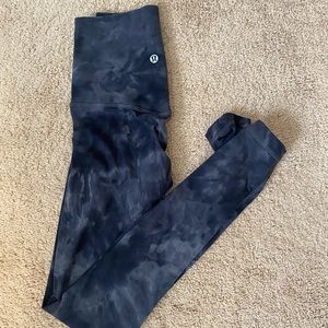 Lululemon Align 28” Diamond Dye Pitch Grey Graphite Grey size 6